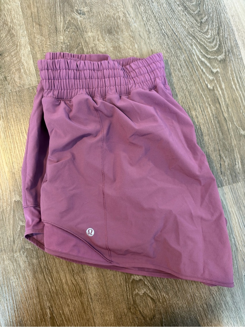 lululemon athletica Womens Mauve Elastic-Waist Athletic Skort